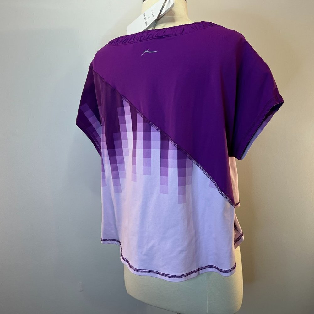 x by Gottex Women's Murrbury Ombre Activewear Nylon Top - NWT - Picture 4 of 8